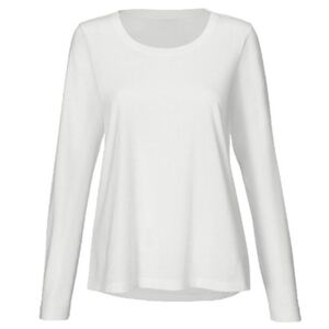 CAbi White Long Sleeve Top 4377